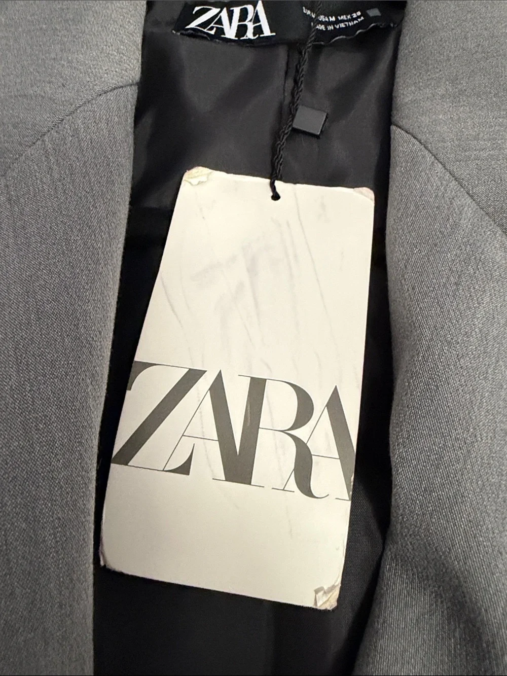 Zara tailored double